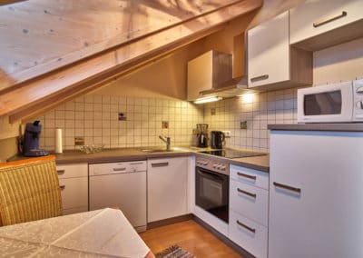 Küche der Ferienwohnung 4
