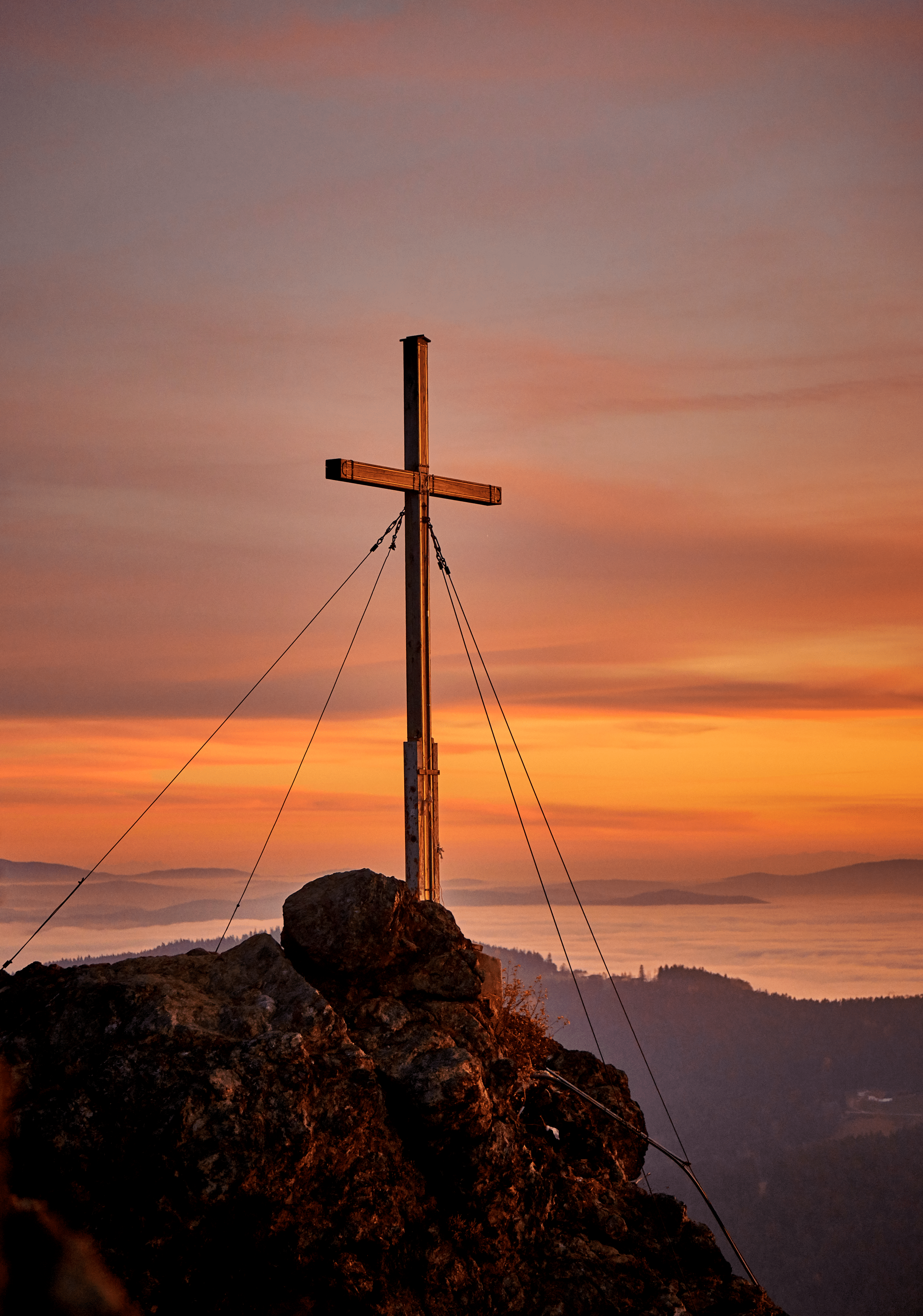 Sonnenuntergang am Silberberg